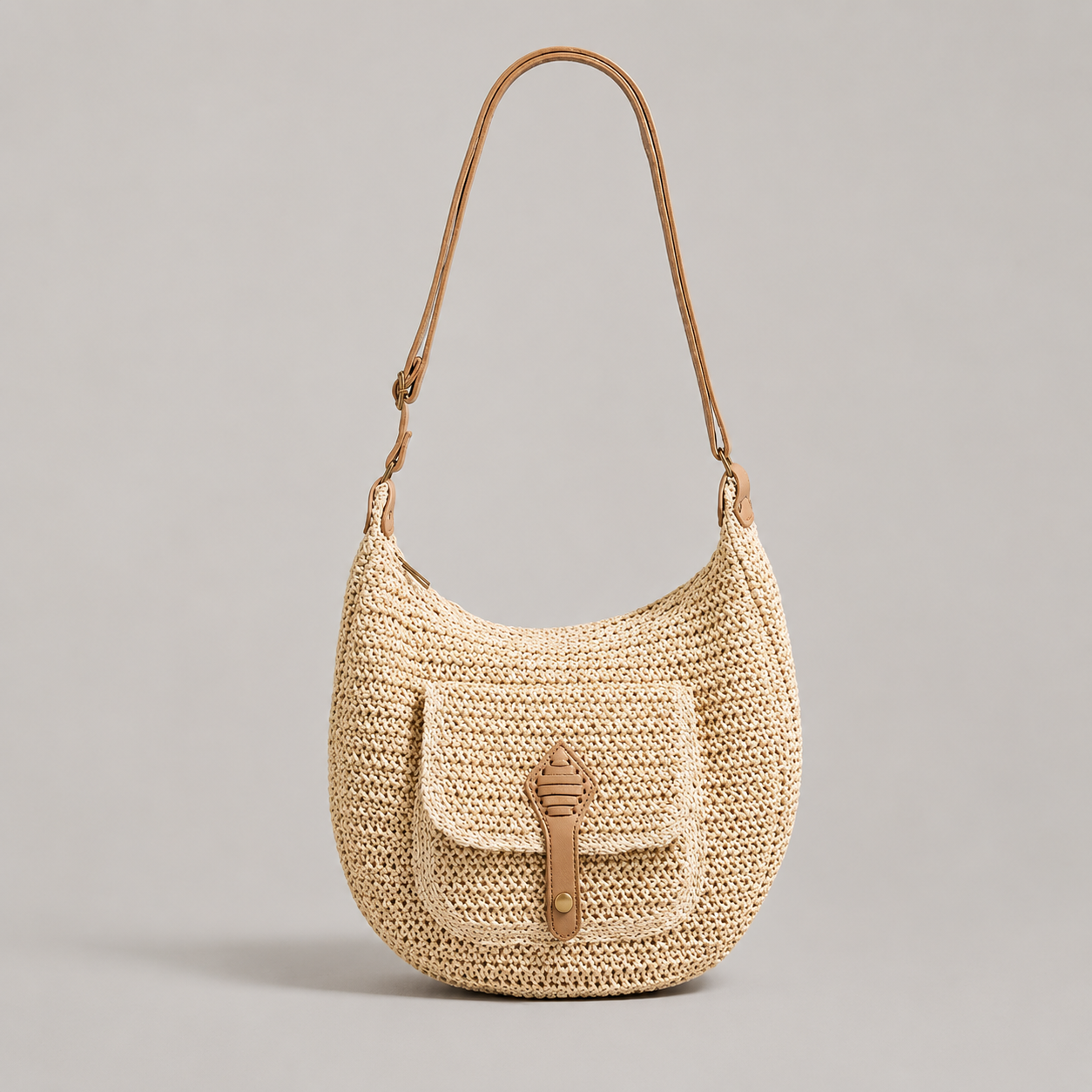 Vera | Bolso Trenzado Beige