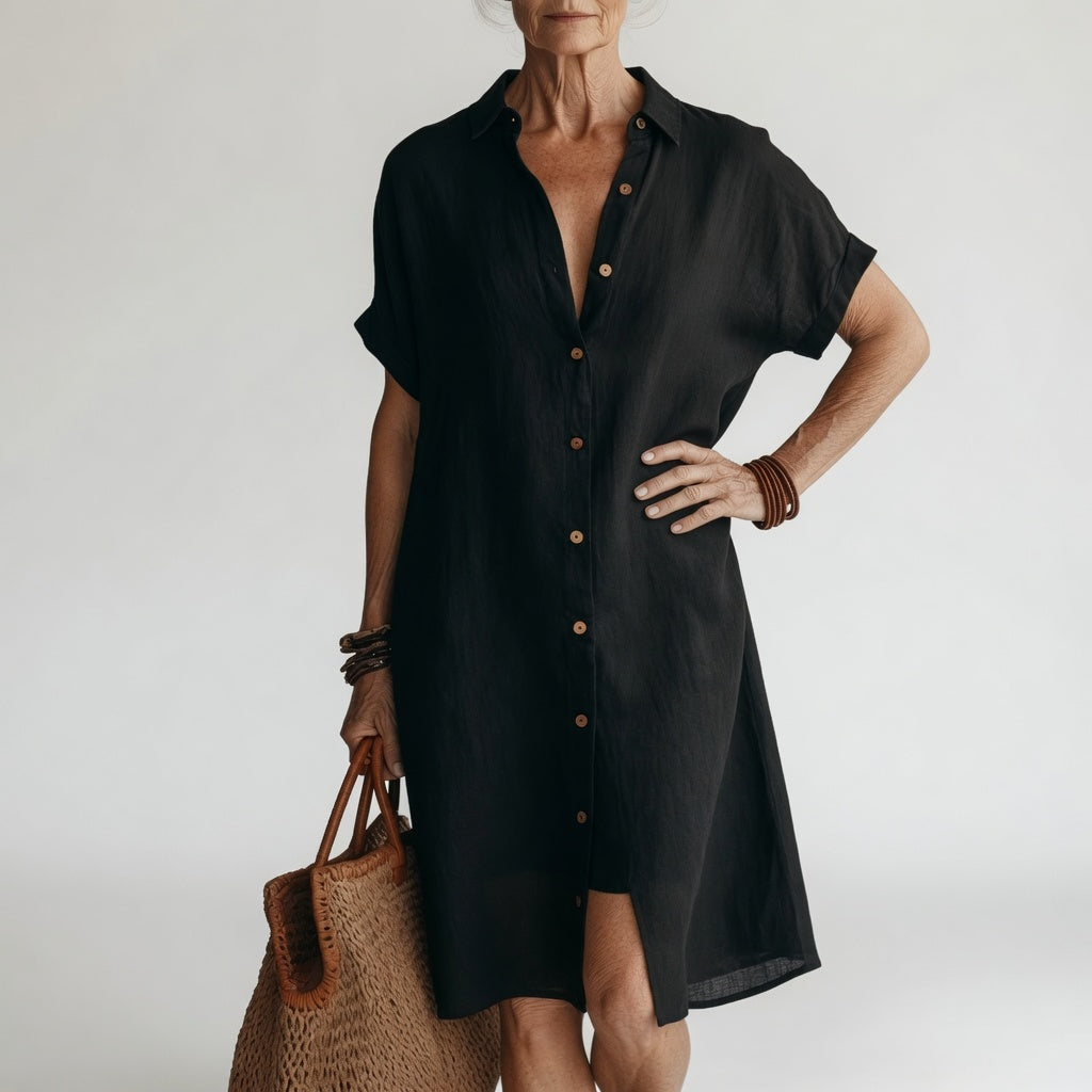 Timéa | Robe Chemise Midi