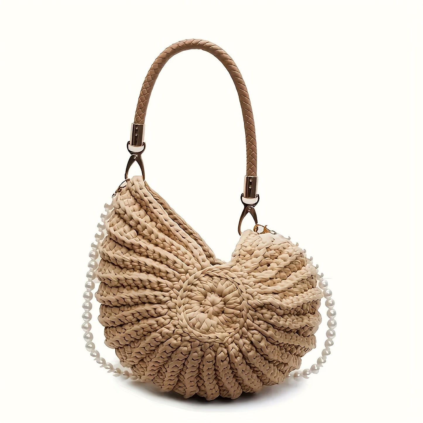 Olivia | Bolso Tote Trenzado con Cadena