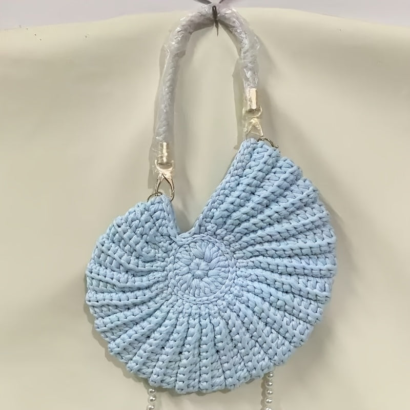 Olivia | Bolso Tote Trenzado con Cadena