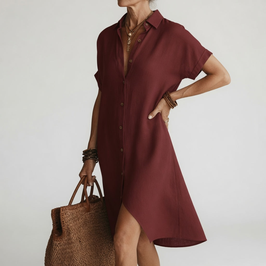 Timéa | Robe Chemise Midi