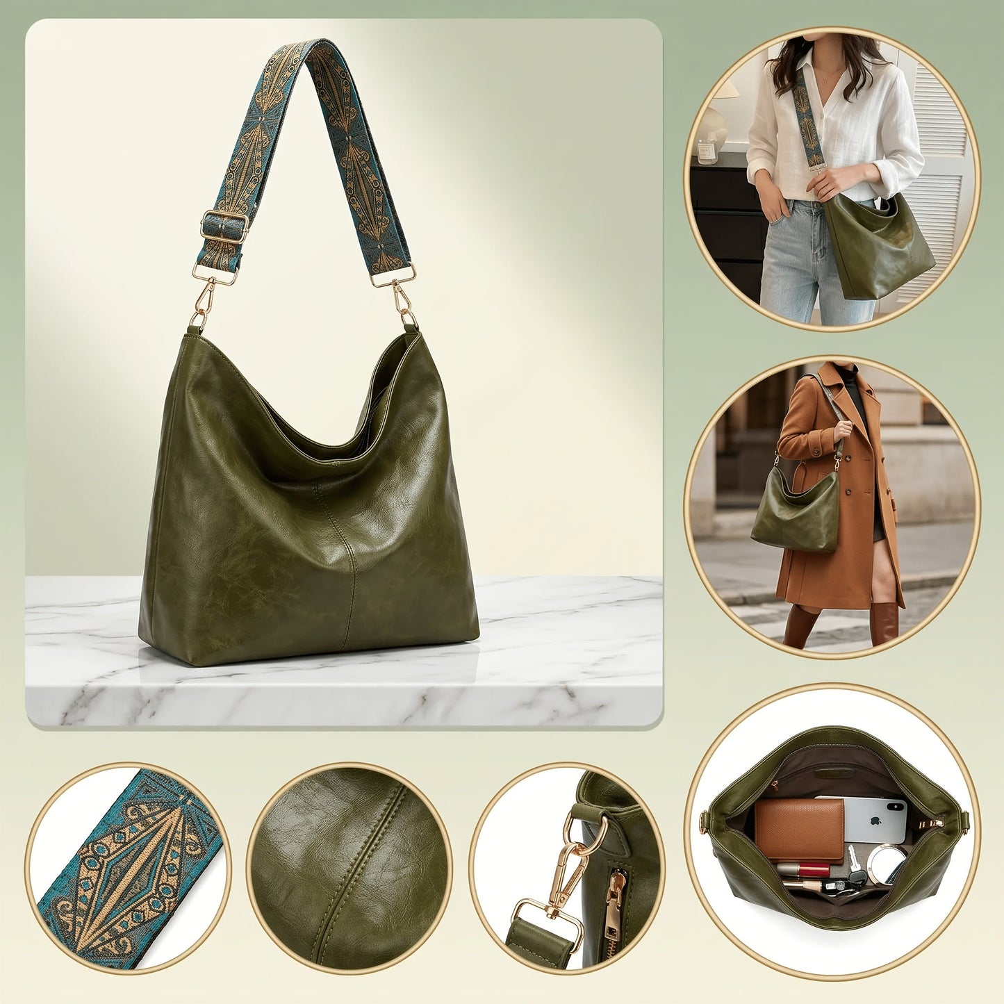 Carmen | Bolso Bandolera de Gran Capacidad