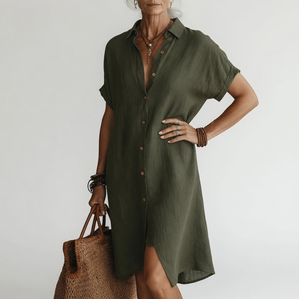 Timéa | Robe Chemise Midi