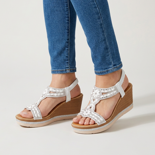 Eden  - Sandalo  comodo donna con zeppa
