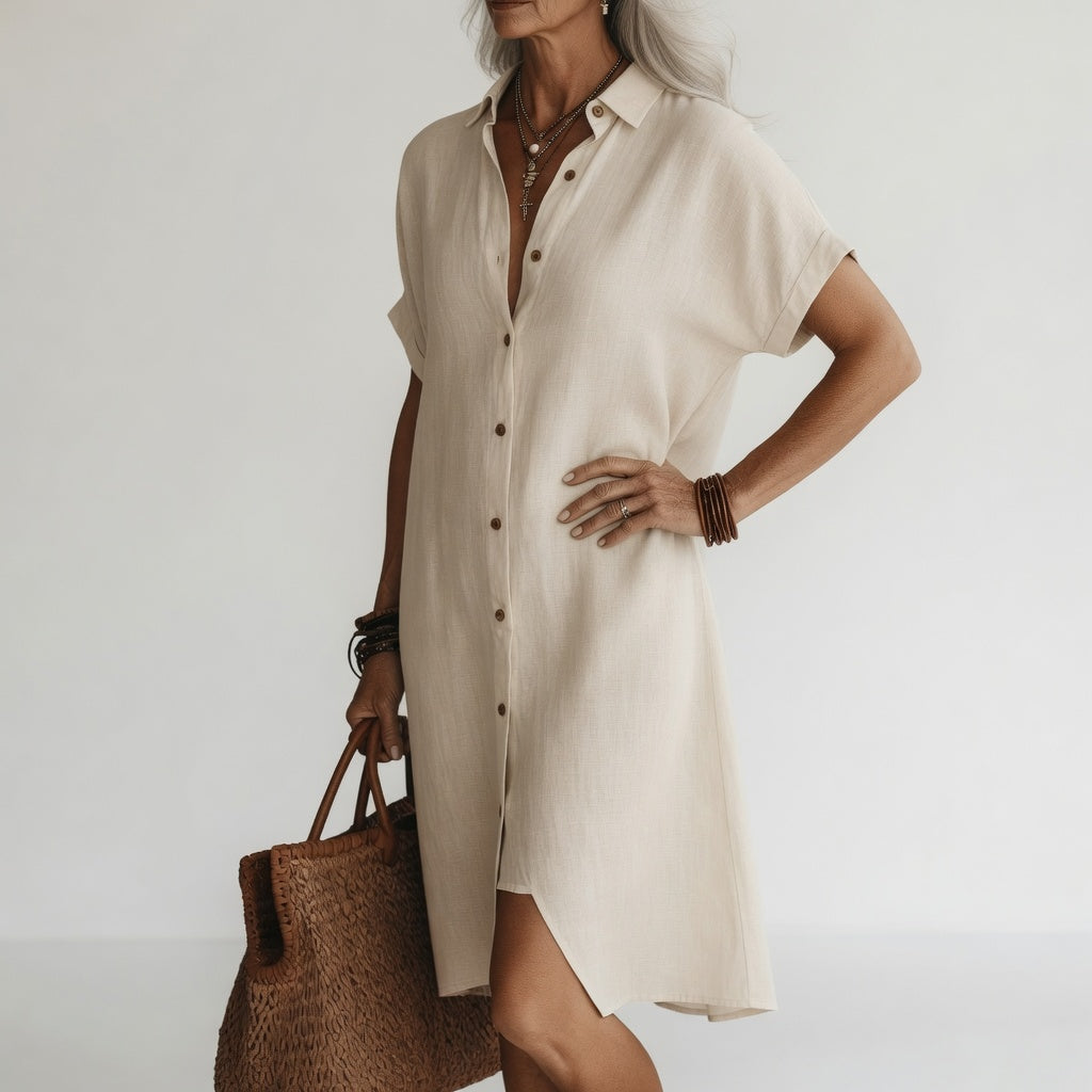 Timéa | Robe Chemise Midi