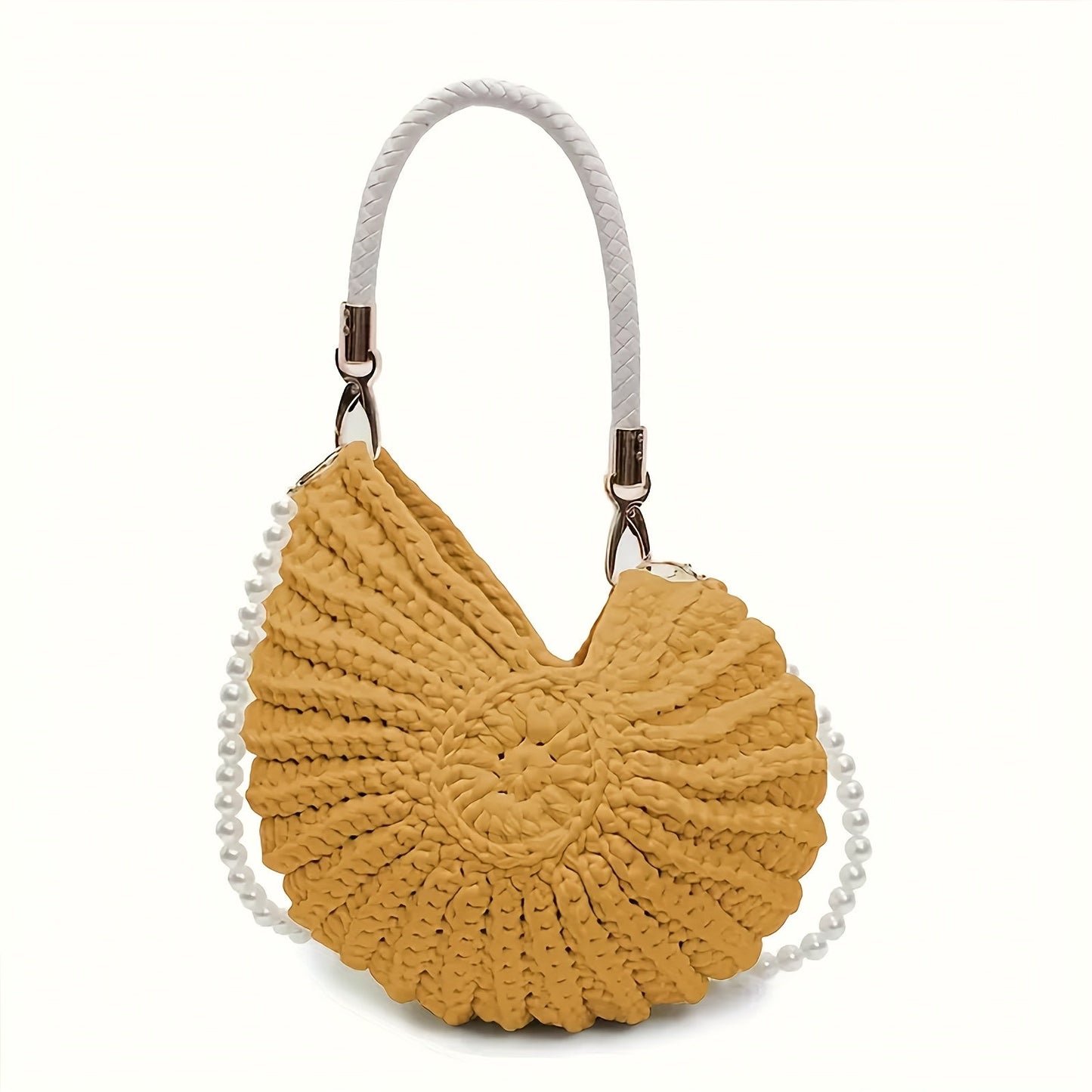 Olivia | Bolso Tote Trenzado con Cadena