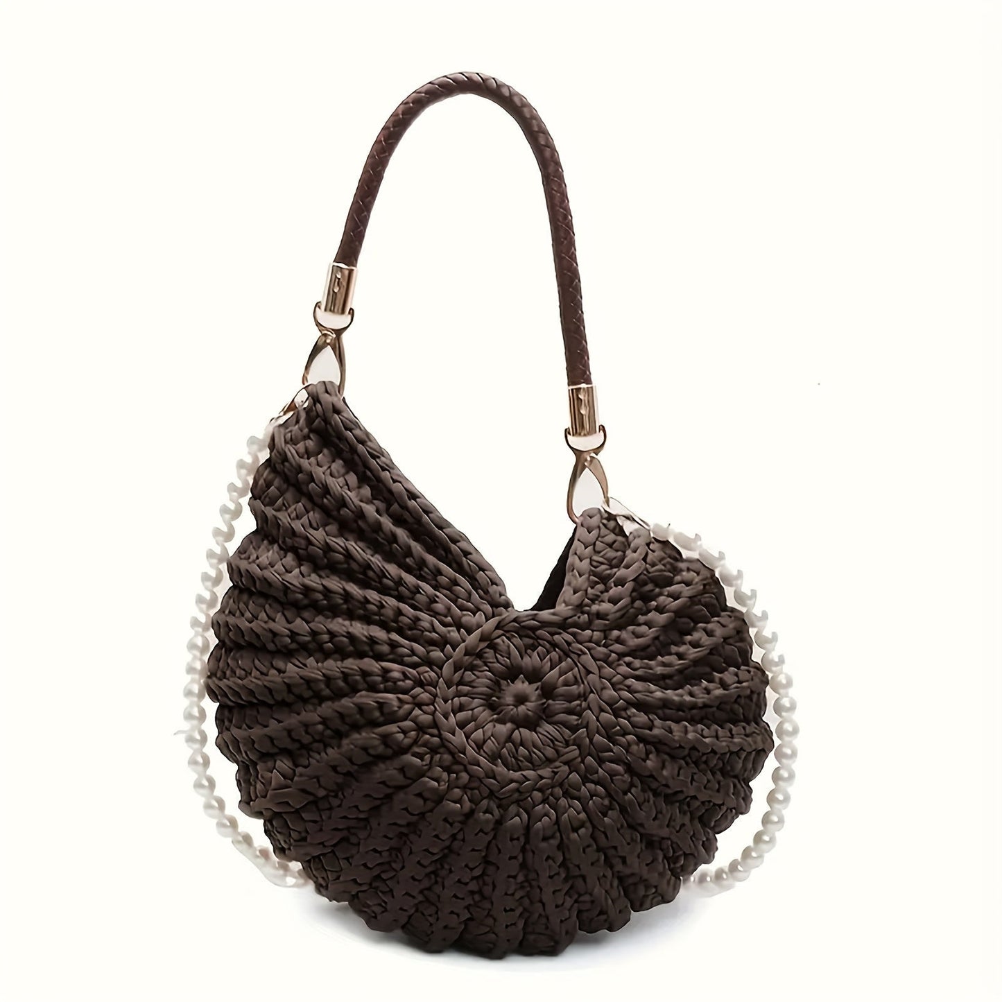 Olivia | Bolso Tote Trenzado con Cadena