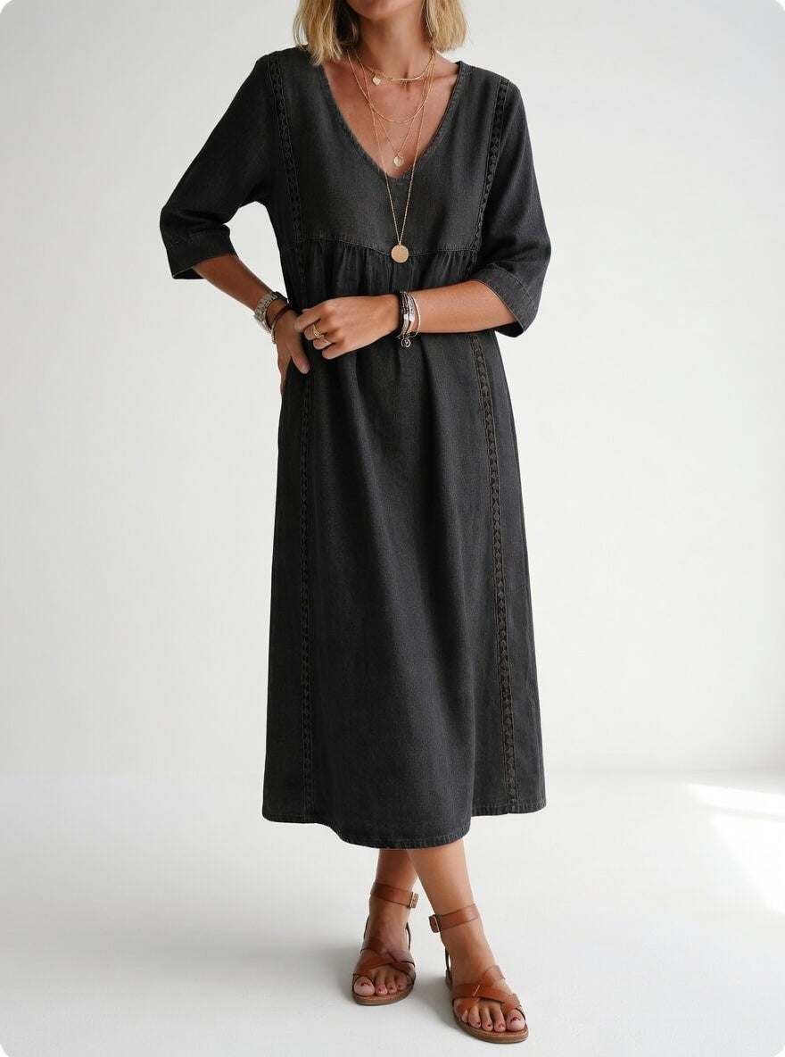 Lioréa | Robe Midi Fluide