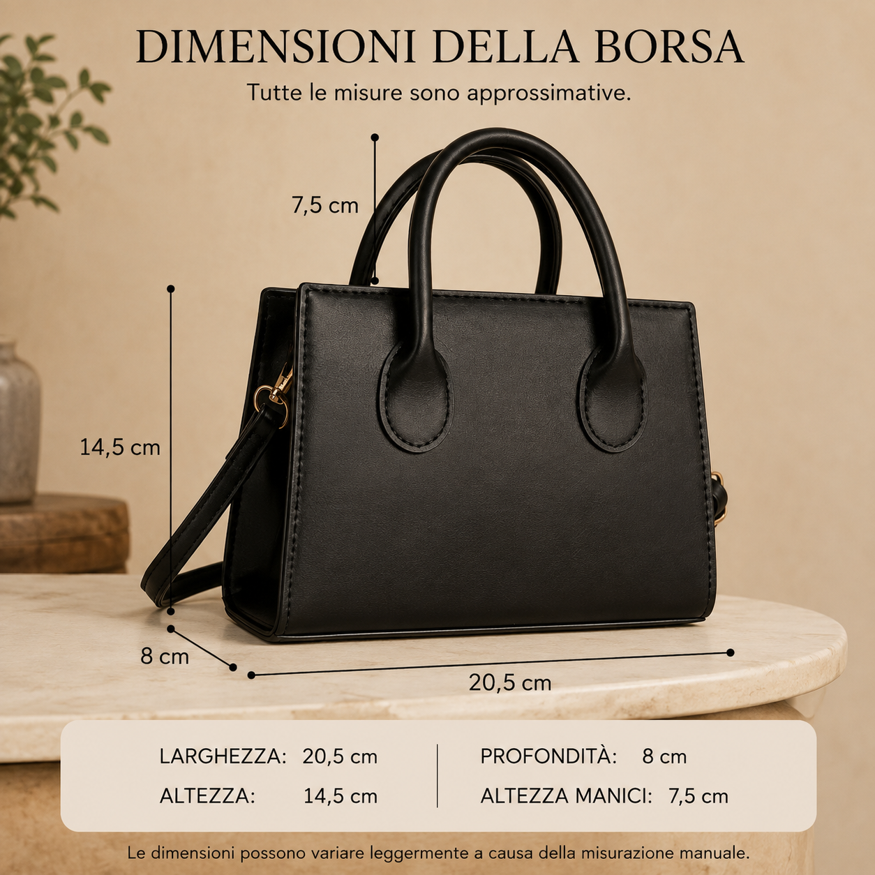 Amelia | Bolso Bandolera Cuadrado