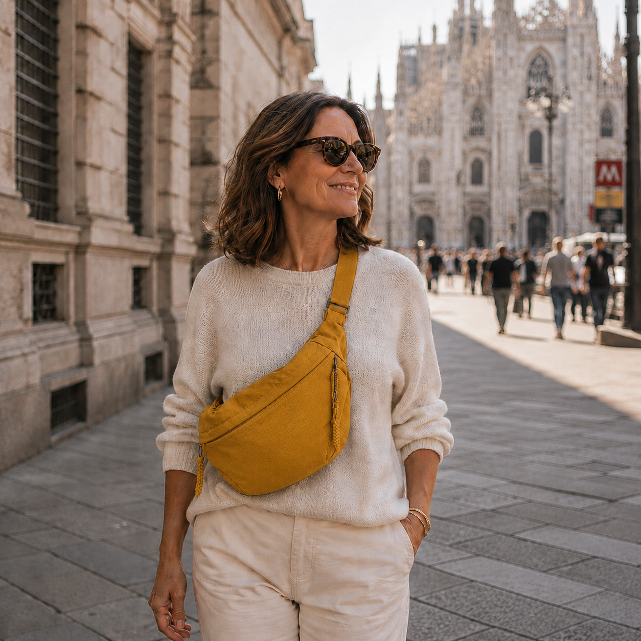 Lucía | Bolso de Hombro Amarillo