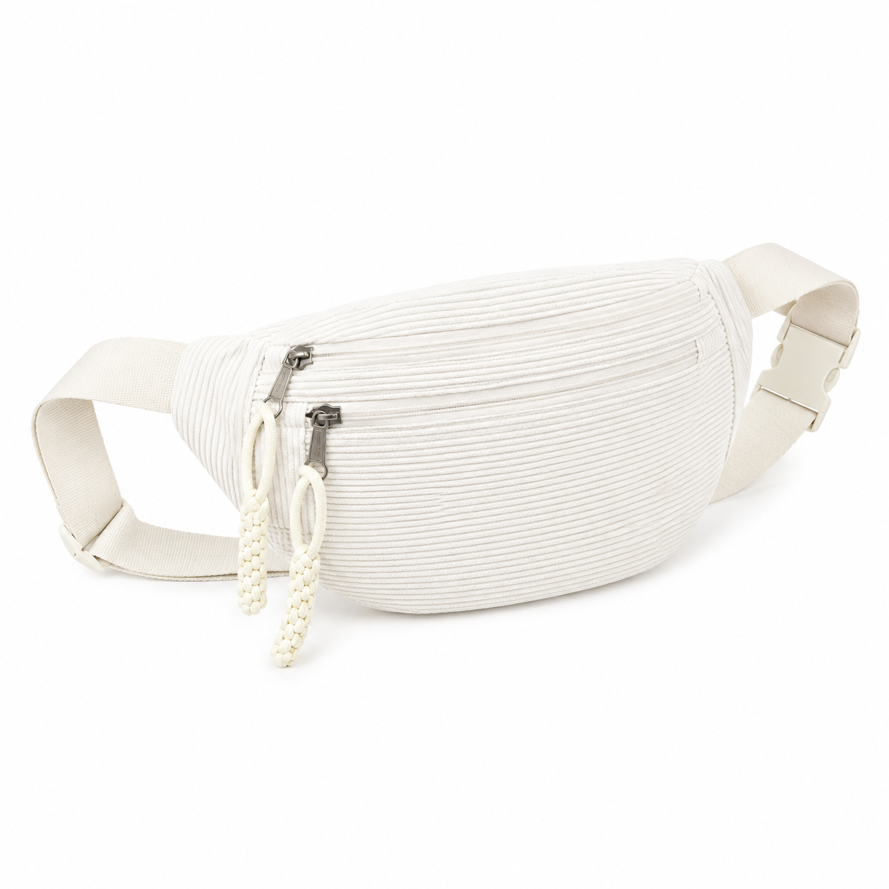 Petra | Bolso de hombro de terciopelo acanalado