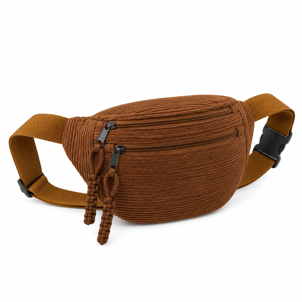 Petra | Bolso de hombro de terciopelo acanalado
