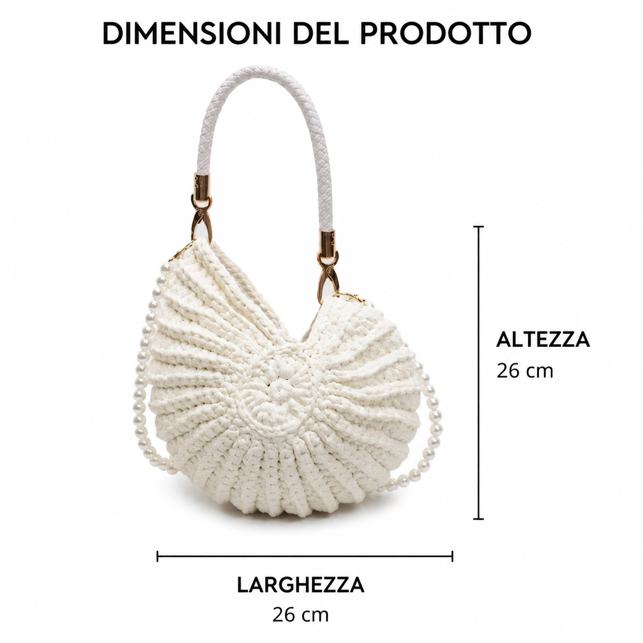 Olivia | Bolso Tote Trenzado con Cadena