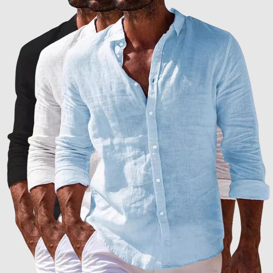 Eron | Camisa de lino elegante