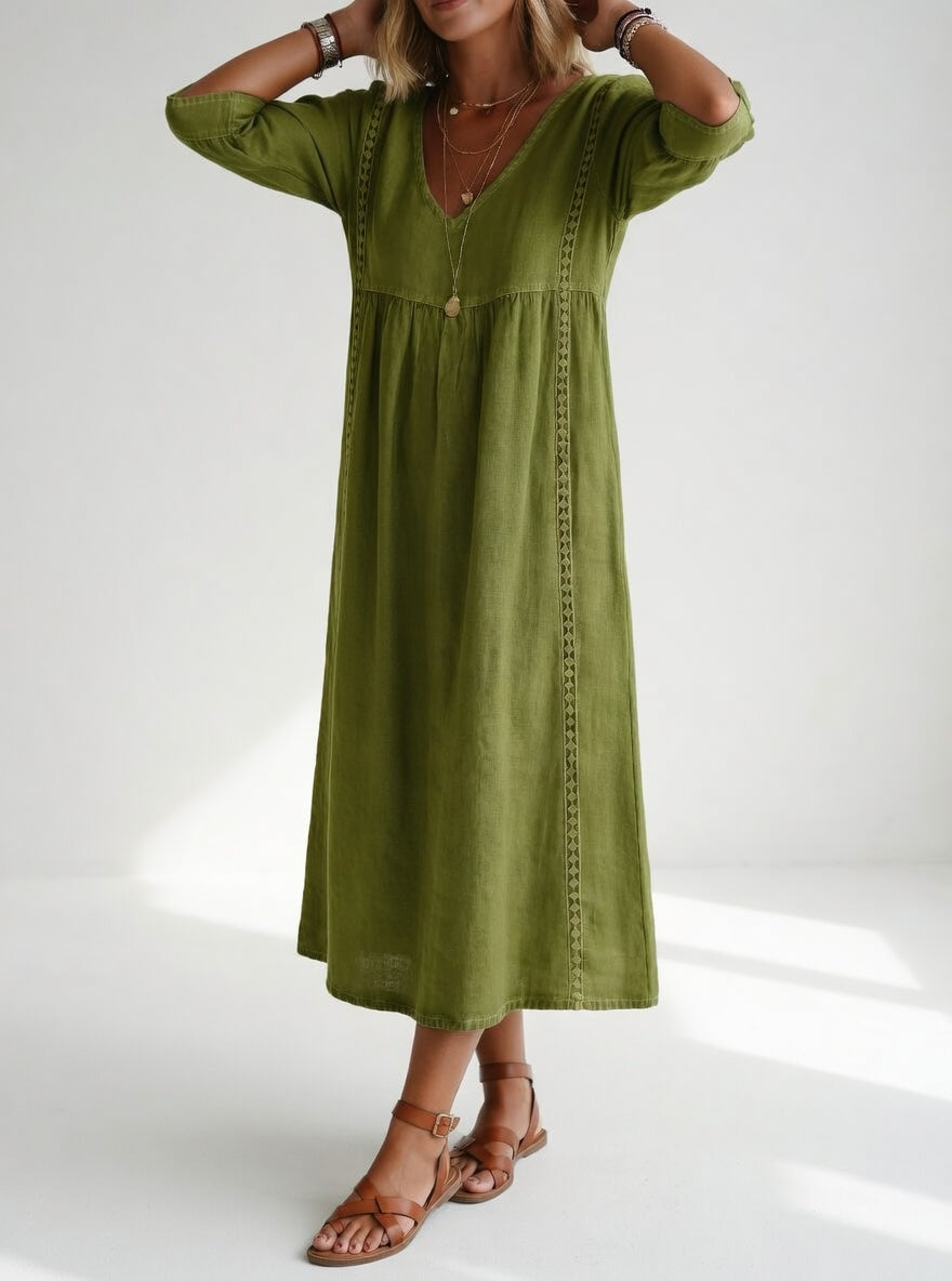 Lioréa | Robe Midi Fluide