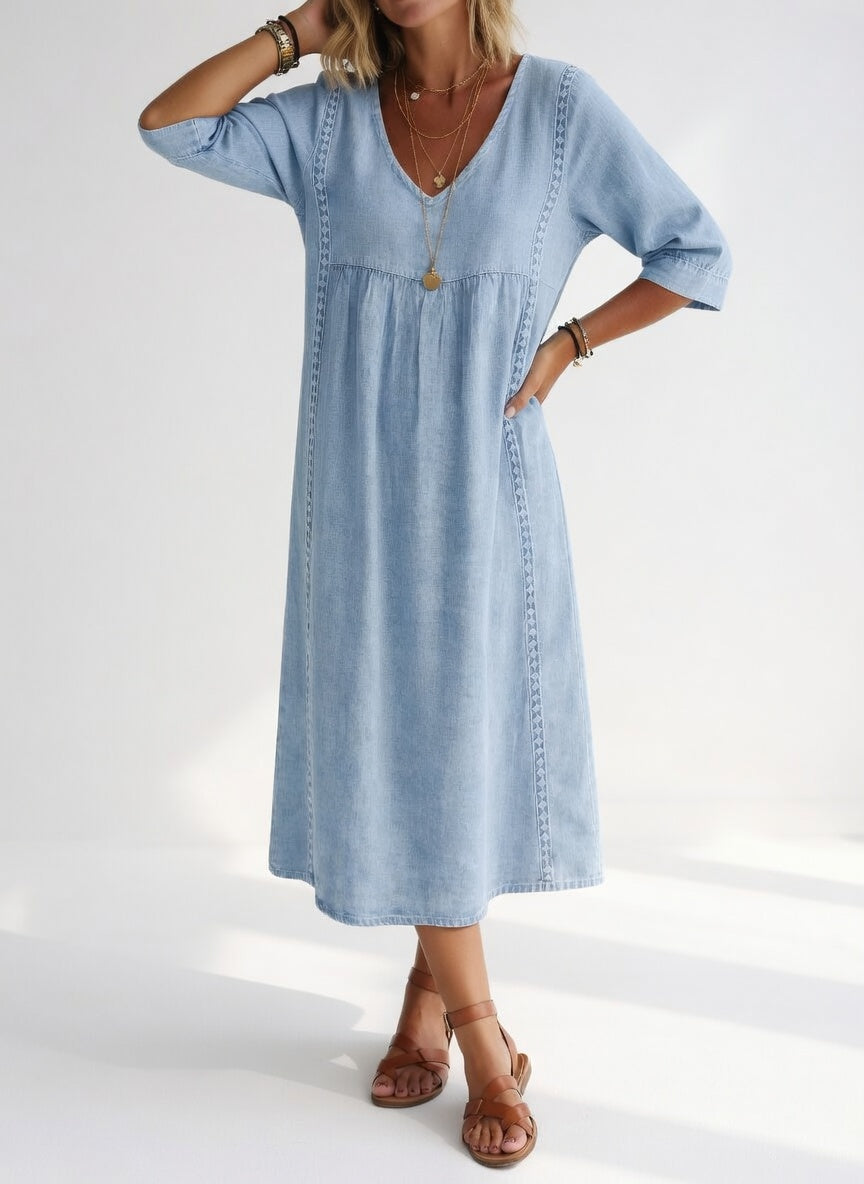 Lioréa | Robe Midi Fluide