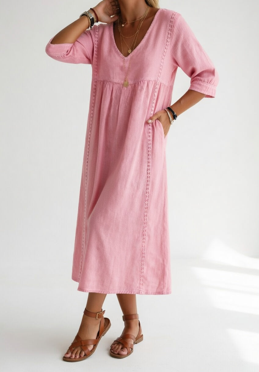 Lioréa | Robe Midi Fluide