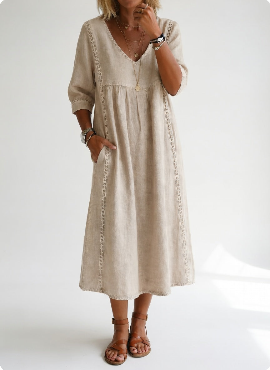 Lioréa | Robe Midi Fluide