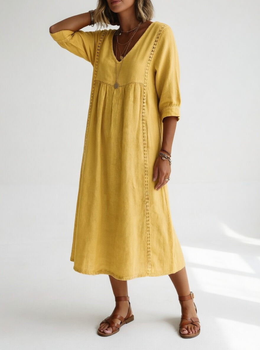 Lioréa | Robe Midi Fluide