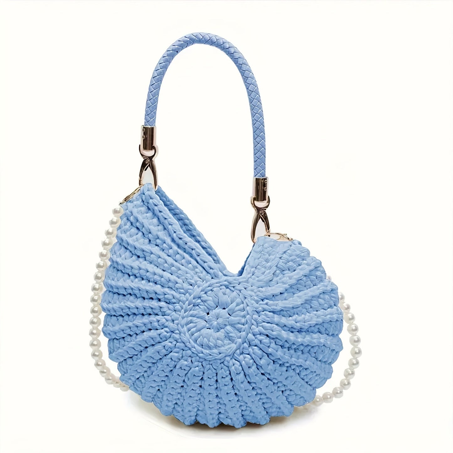 Olivia | Bolso Tote Trenzado con Cadena