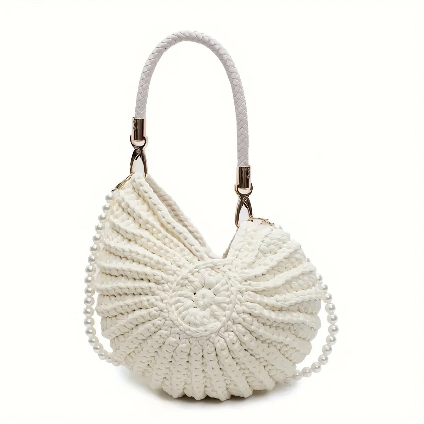 Olivia | Bolso Tote Trenzado con Cadena