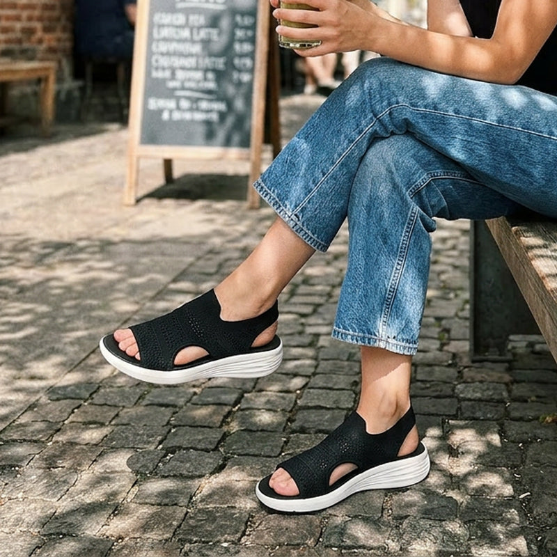 Alma | Sandalias de plataforma cómodas y transpirables